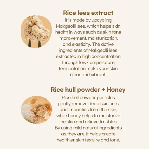 BEAUTY OF JOSEON GROUND RICE AND HONEY GLOW MASK