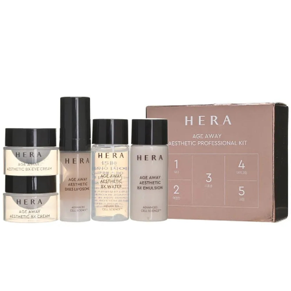 HERA AGE AWAY AESTHETIC PROFESSIONAL KIT (5 ITEMS) – M COSMETICS