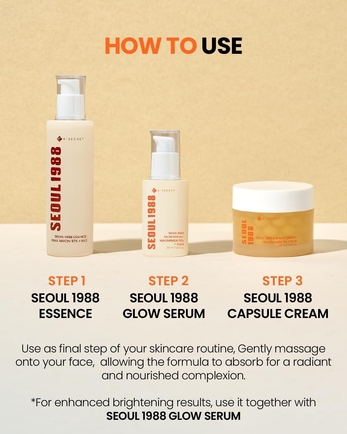 KSECRET SEOUL 1988 CAPSULE CREAM : NIACINAMIDE 5% + YUJA