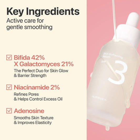 NUMBUZIN NO.3 SKIN SOFTENING SERUM
