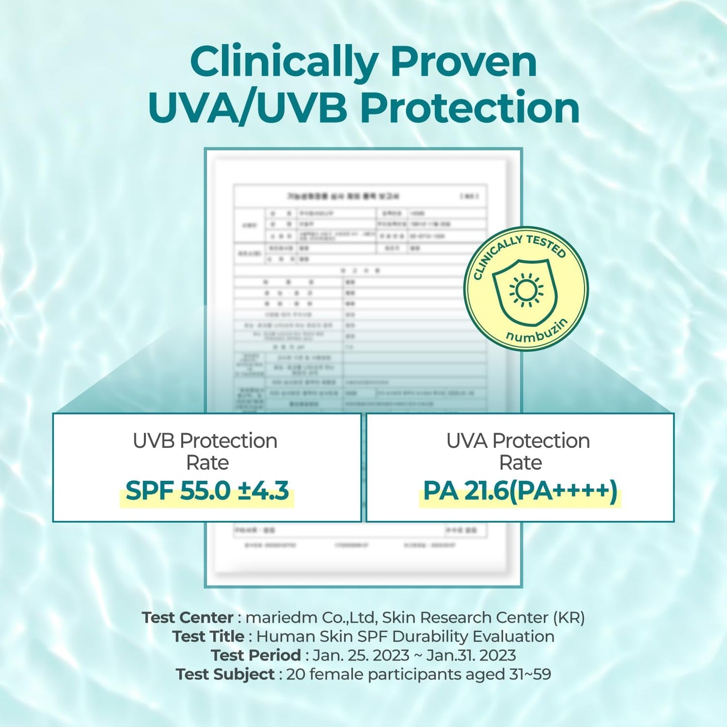 NUMBUZIN NO.1 CLEAR FILTER SUN ESSENCE