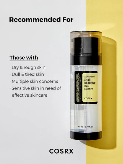 COSRX ADVANCED SNAIL RADIANCE DUAL ESSENCE 80ml