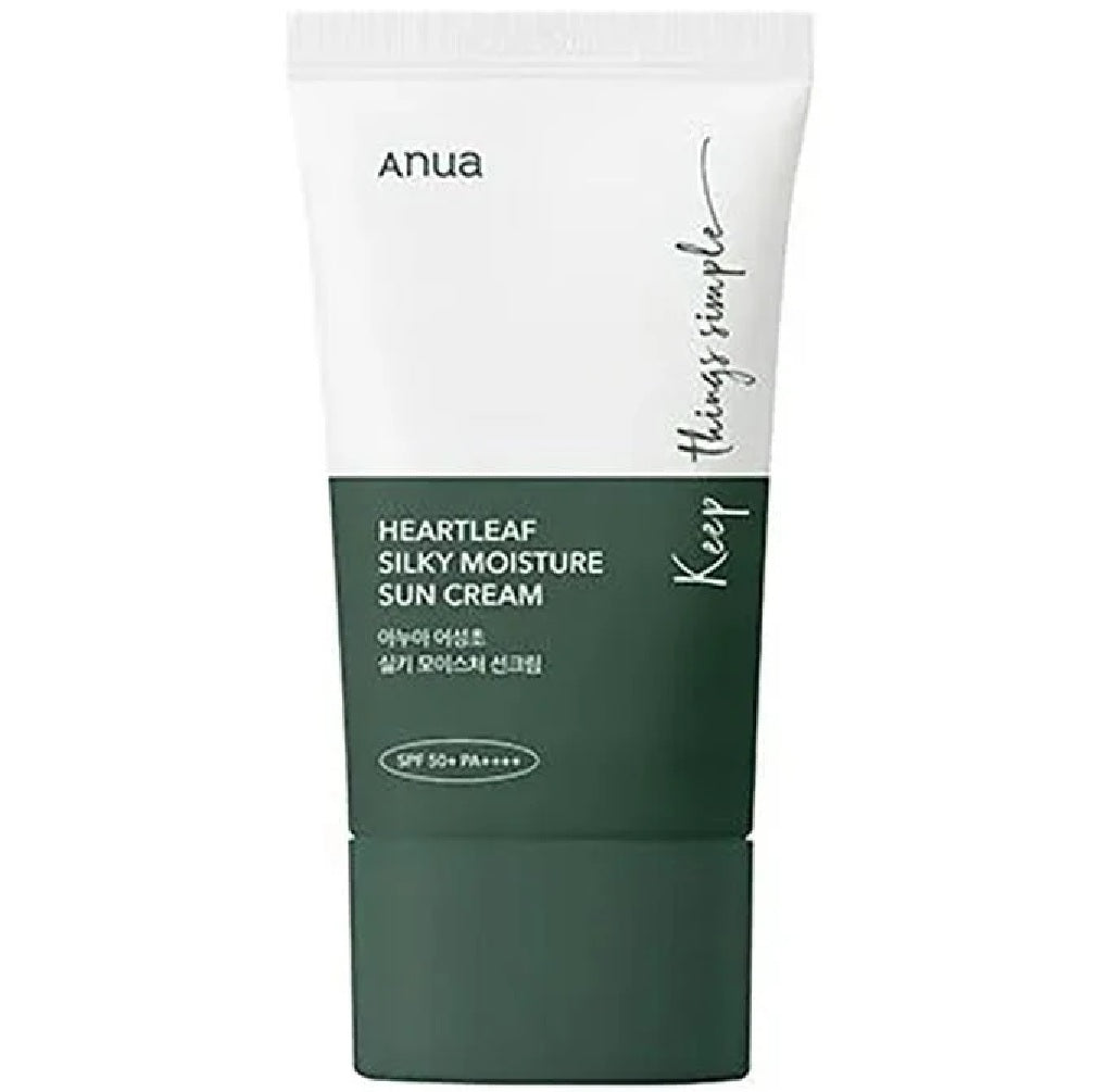 ANUA HEARTLEAF SILKY MOISTURE SUNCREAM