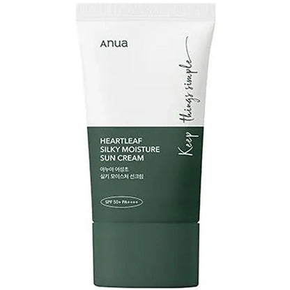 ANUA HEARTLEAF SILKY MOISTURE SUNCREAM