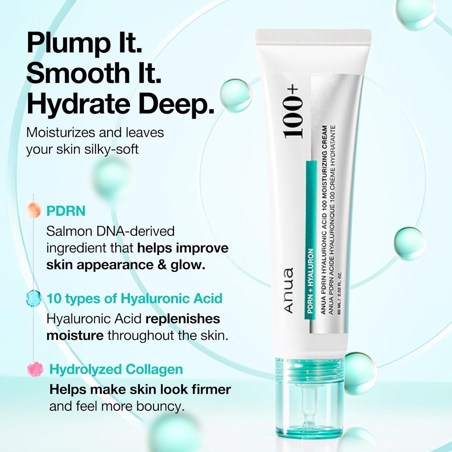 ANUA PDRN HYALURONIC ACID 100 MOISTURE CREAM