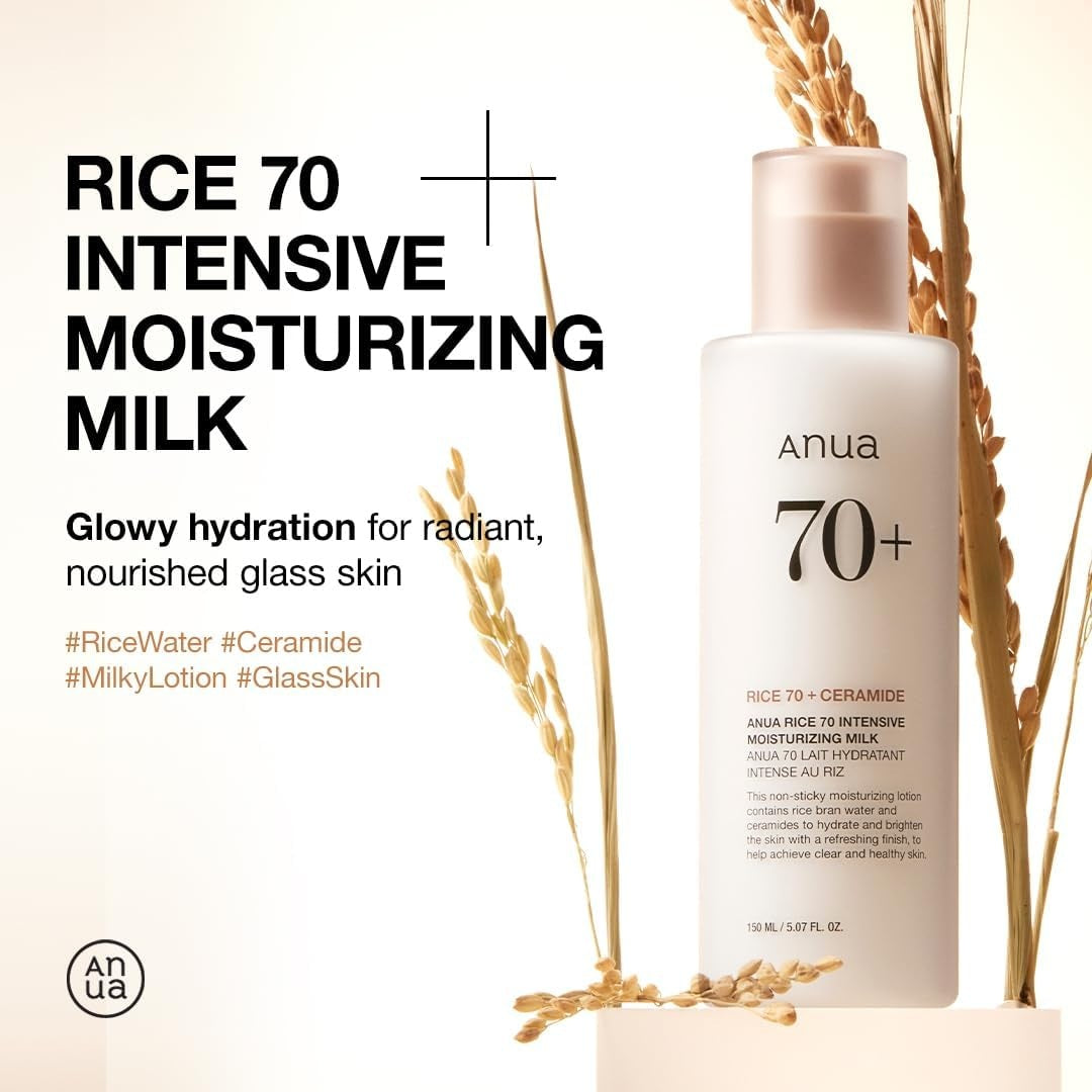 ANUA RICE 70 INTENSIVE MOISTURISING MILK
