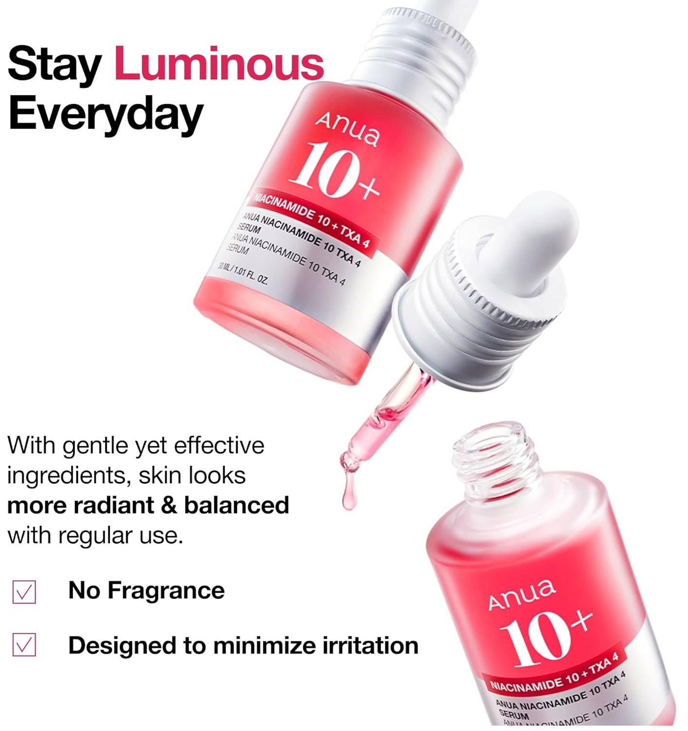 ANUA NIACINAMIDE 10% + TXA 4% DARK SPOT CORRECTING SERUM