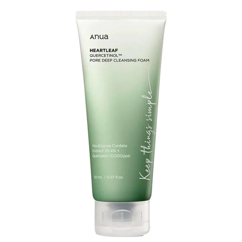 ANUA HEARTLEAF QUERCETINOL PORE DEEP CLEANSING FOAM 150ml