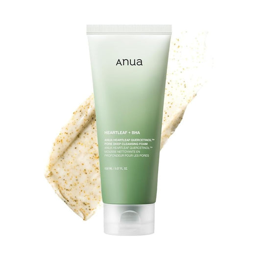 ANUA HEARTLEAF QUERCETINOL PORE DEEP CLEANSING FOAM