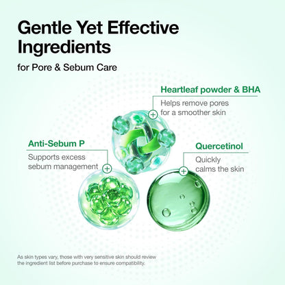 ANUA HEARTLEAF QUERCETINOL PORE DEEP CLEANSING FOAM