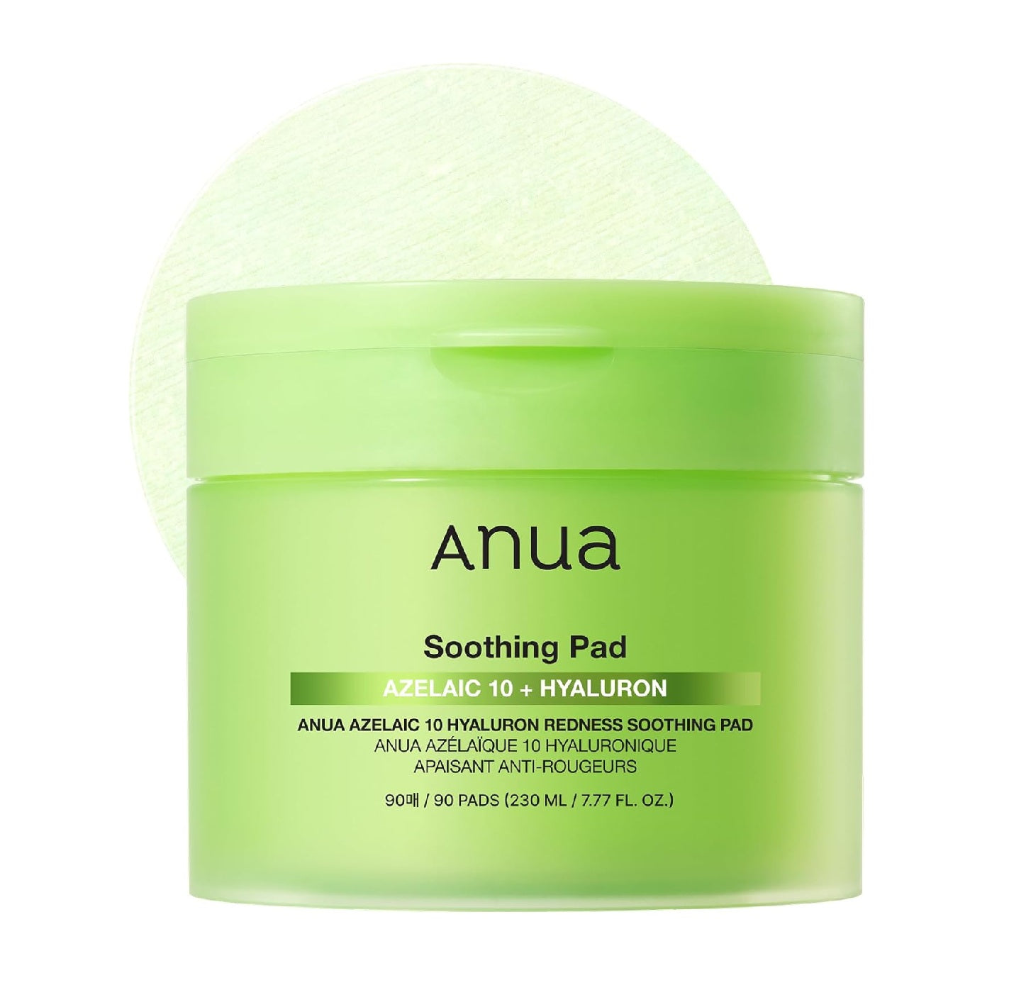 ANUA AZELAIC ACID 10 HYALURON REDNESS SOOTHING PAD