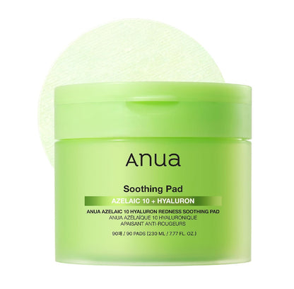 ANUA AZELAIC ACID 10 HYALURON REDNESS SOOTHING PAD