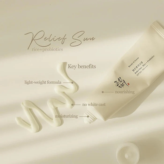 BEAUTY OF JOSEON RELIEF SUN : RICE + PROBIOTICS 50ml