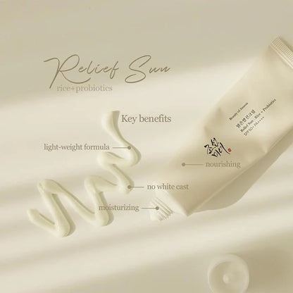 BEAUTY OF JOSEON RELIEF SUN : RICE + PROBIOTICS 50ml