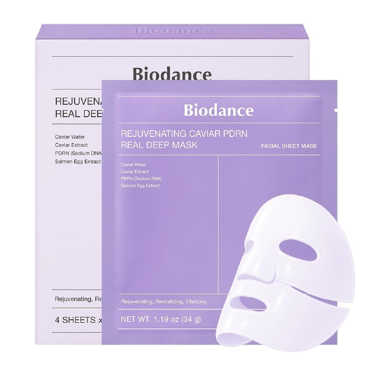 BIODANCE REJUVENATING CAVIAR PDRN REAL DEEP MASK