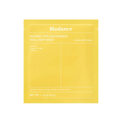 BIODANCE RADIANT VITA NIACINAMIDE REAL DEEP MASK