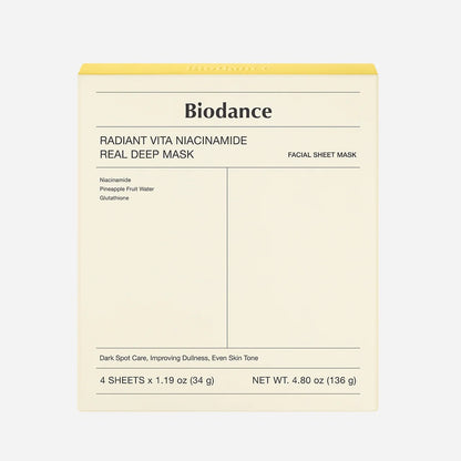 BIODANCE RADIANT VITA NIACINAMIDE REAL DEEP MASK