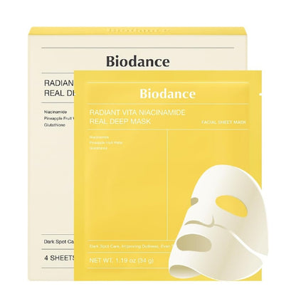 BIODANCE RADIANT VITA NIACINAMIDE REAL DEEP MASK