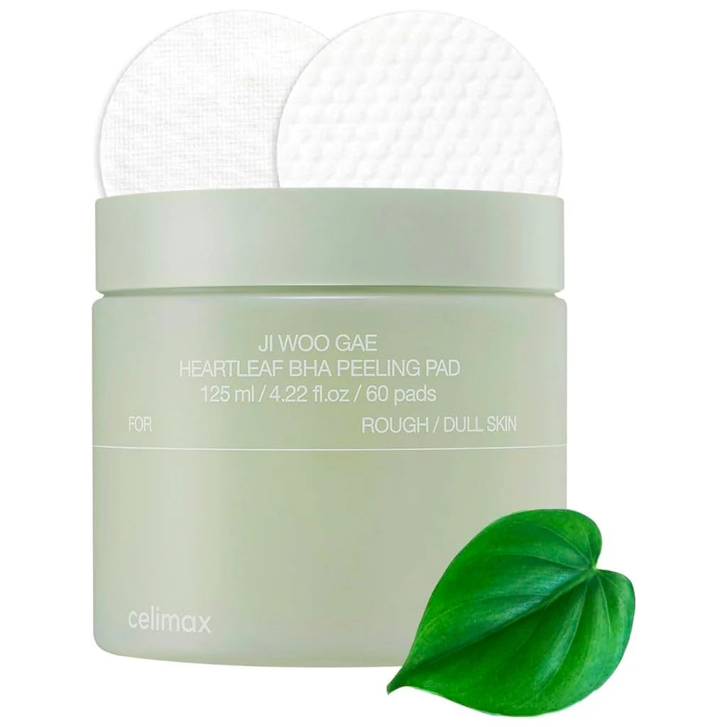 CELIMAX JI WOO GAE HEARTLEAF BHA PEELING PAD (60 Pads)