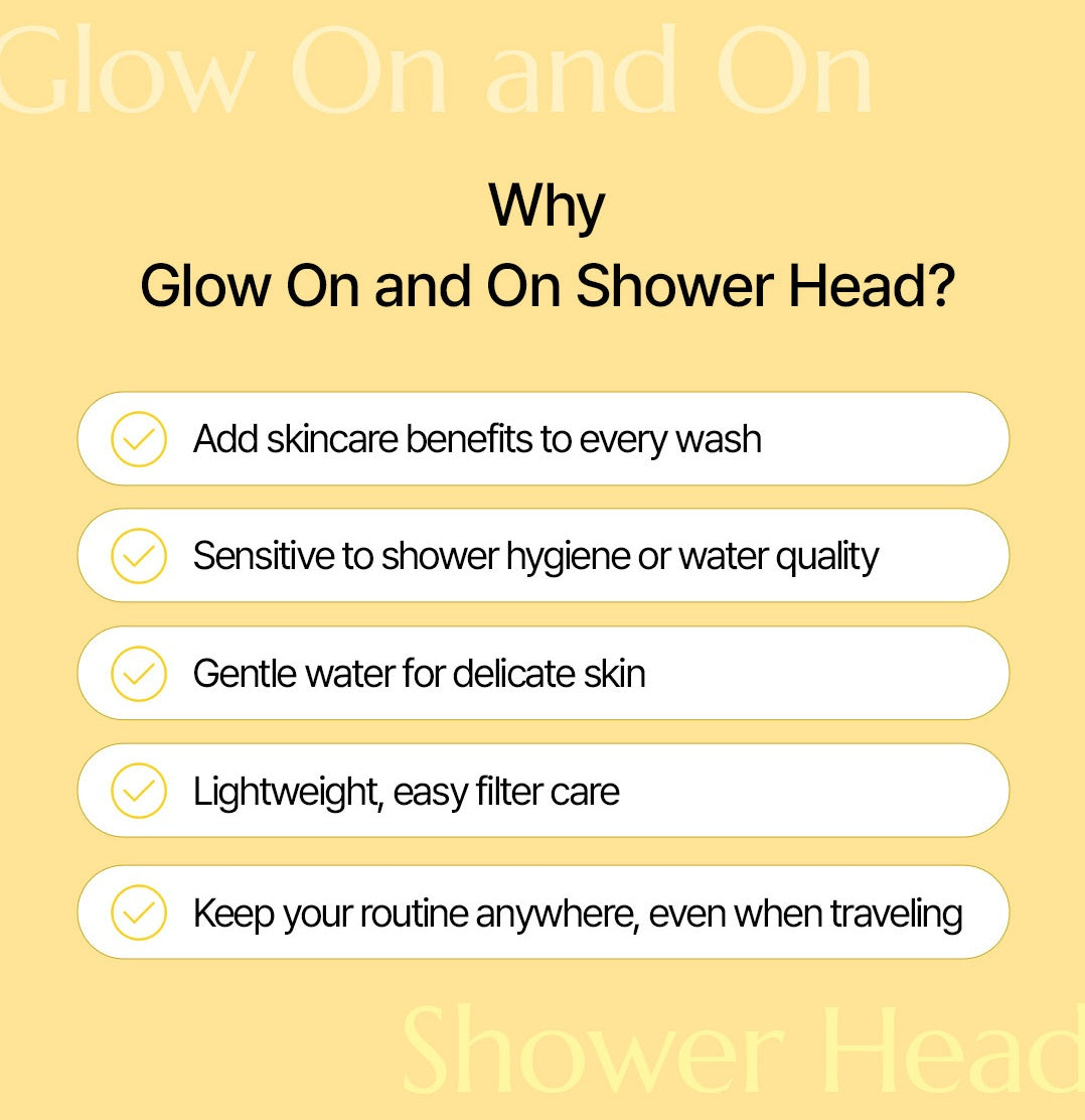CLEARDEA GLOW ON AND ON SHOWER HEAD