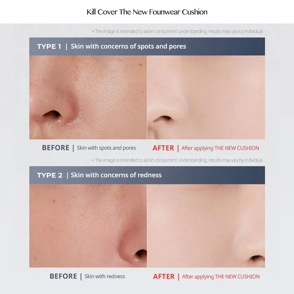 CLIO KILL COVER THE NEW FOUNWEAR CUSHION (15g X 2EA) SPF50+ PA+++