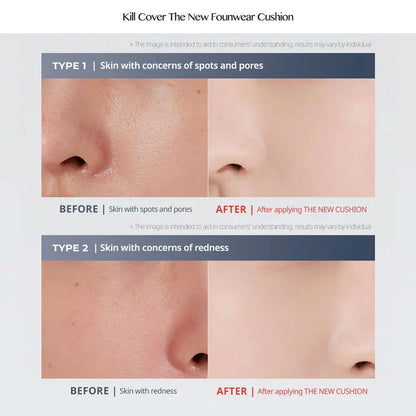CLIO KILL COVER THE NEW FOUNWEAR CUSHION (15g X 2EA) SPF50+ PA+++