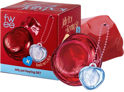 FWEE LIP & CHEEK GLOWY JELLY POT + KEYRING