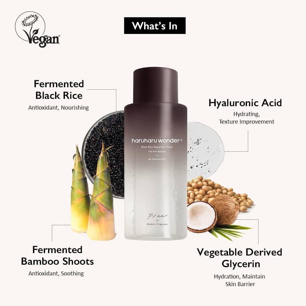 HARUHARU WONDER BLACK RICE HYALURONIC TONER (FOR SENSITIVE SKIN) 150ml