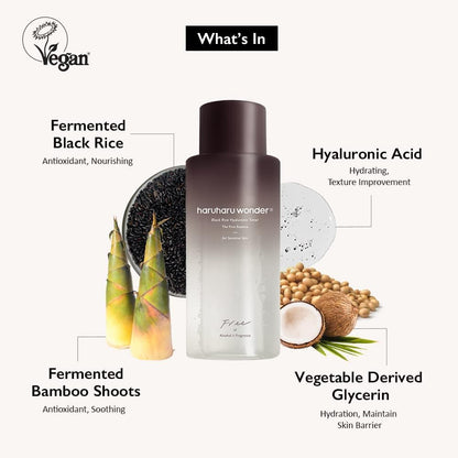 HARUHARU WONDER BLACK RICE HYALURONIC TONER (FOR SENSITIVE SKIN) 150ml