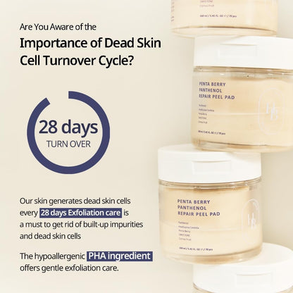 HEVEBLUE PENTA BERRY PANTHENOL REPAIR PEEL PAD