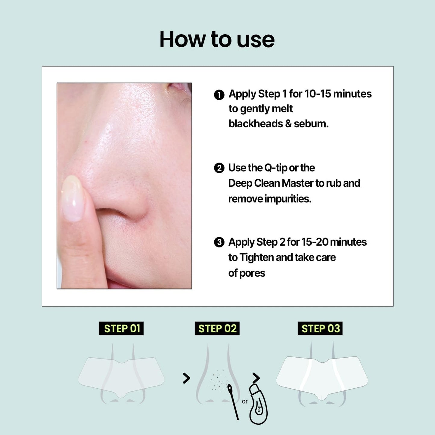 ILSO NATURAL MILD CLEAR NOSE PATCH