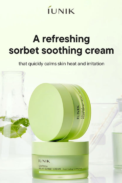 IUNIK CENTELLA RELIEF SORBET CREAM
