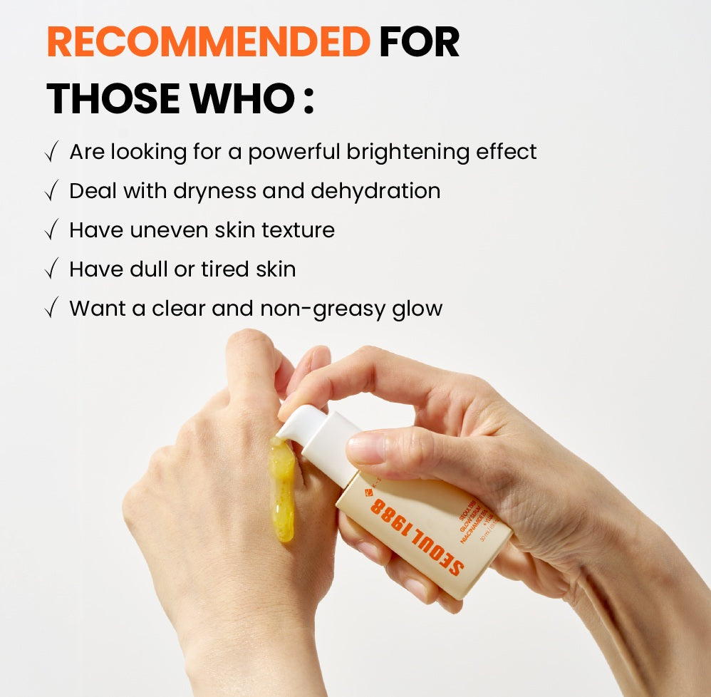 KSECRET SEOUL 1988 GLOW SERUM : NIACINAMIDE 15% + YUJA