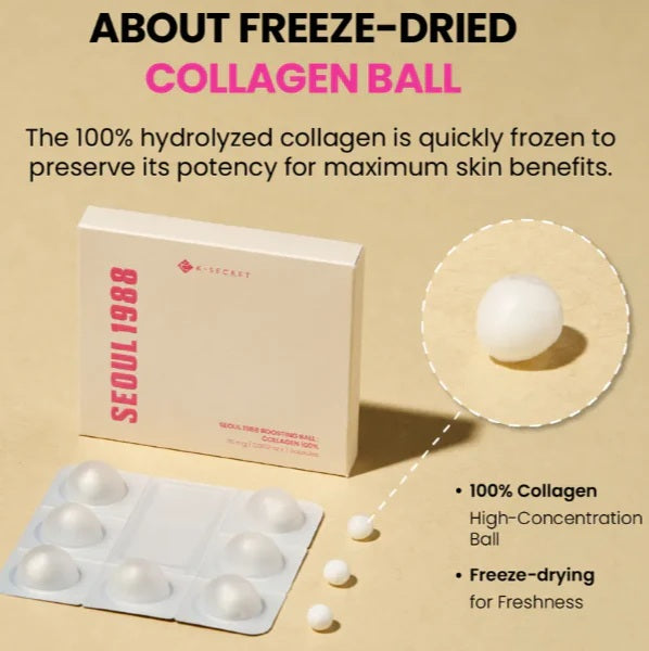 KSECRET SEOUL 1988 BOOSTING BALL : COLLAGEN 100%