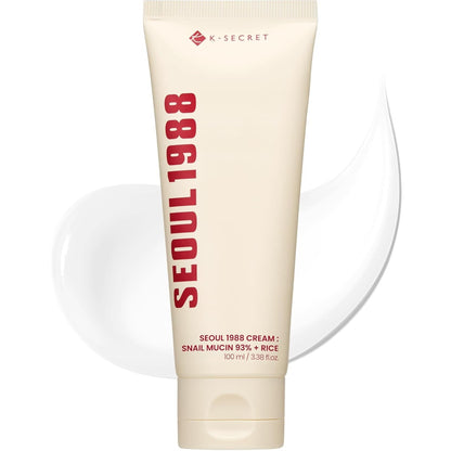 KSECRET SEOUL 1988 CREAM: SNAIL MUCIN 93% + RICE