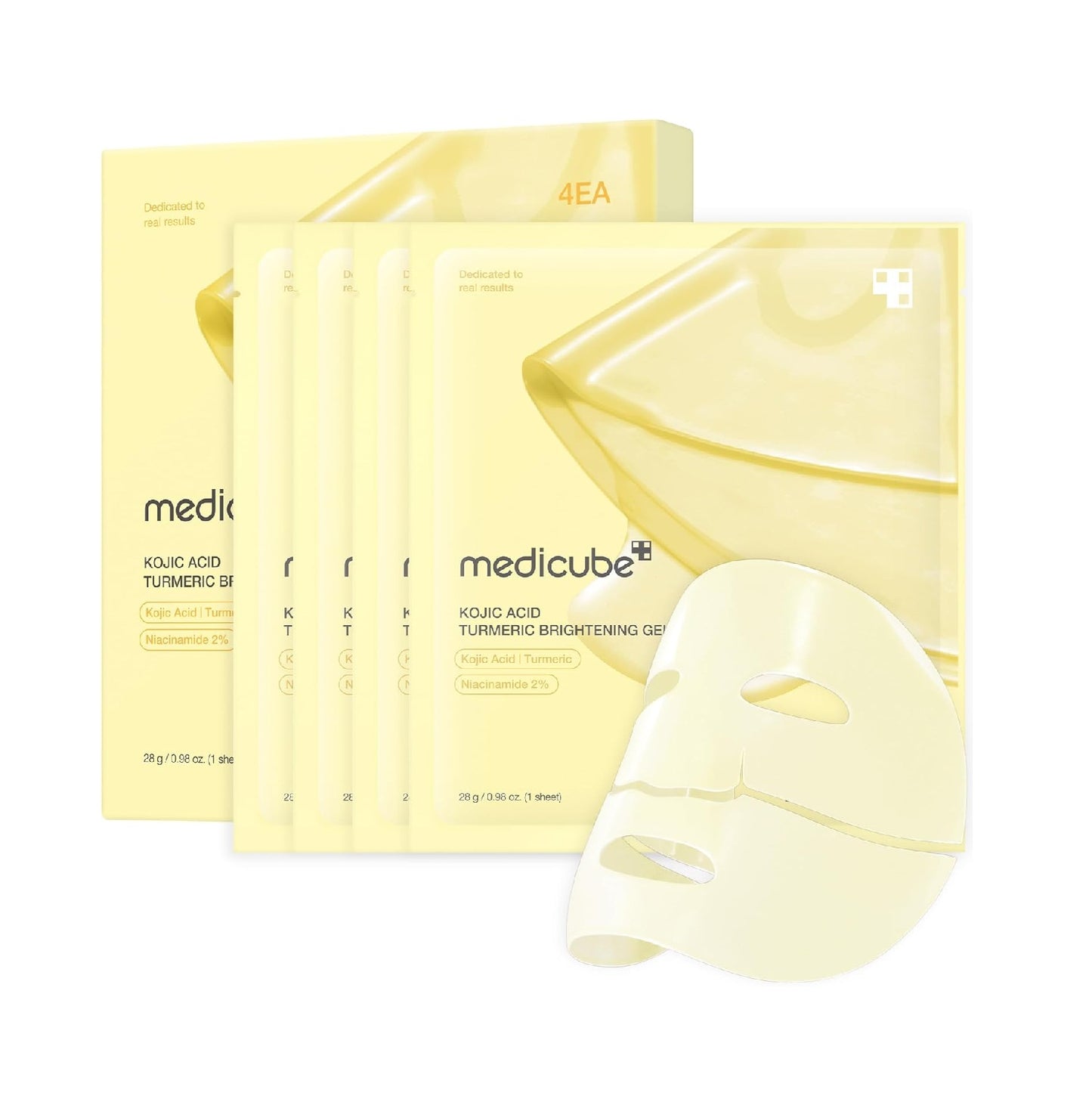 MEDICUBE KOJIC ACID TURMERIC BRIGHTENING GEL MASK