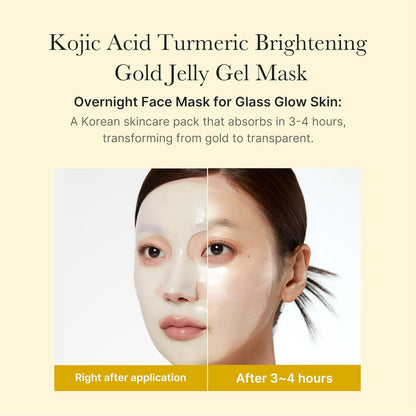 MEDICUBE KOJIC ACID TURMERIC BRIGHTENING GEL MASK