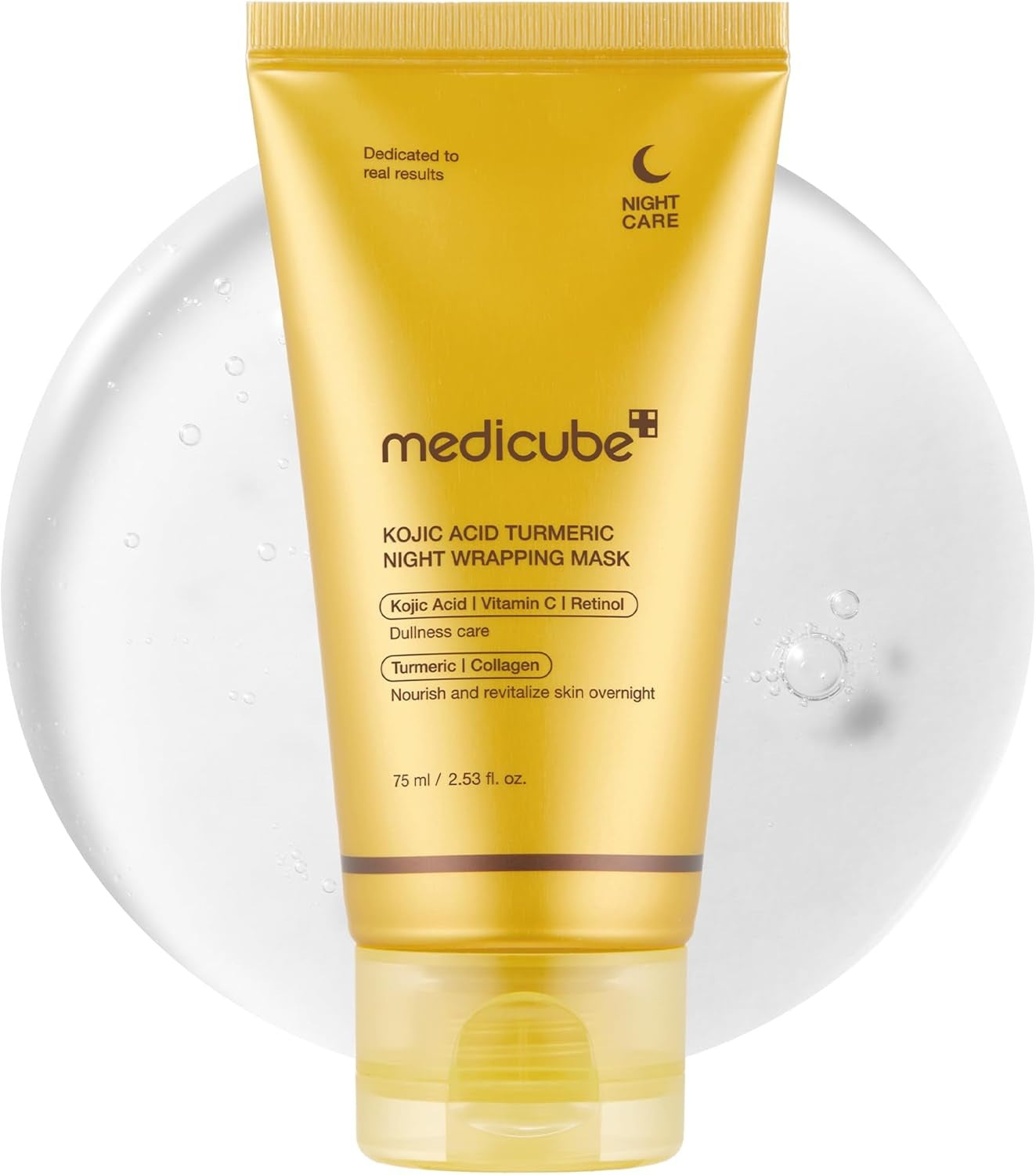 MEDICUBE KOJIC ACID TURMERIC NIGHT WRAPPING MASK