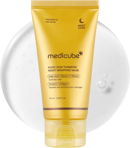 MEDICUBE KOJIC ACID TURMERIC NIGHT WRAPPING MASK