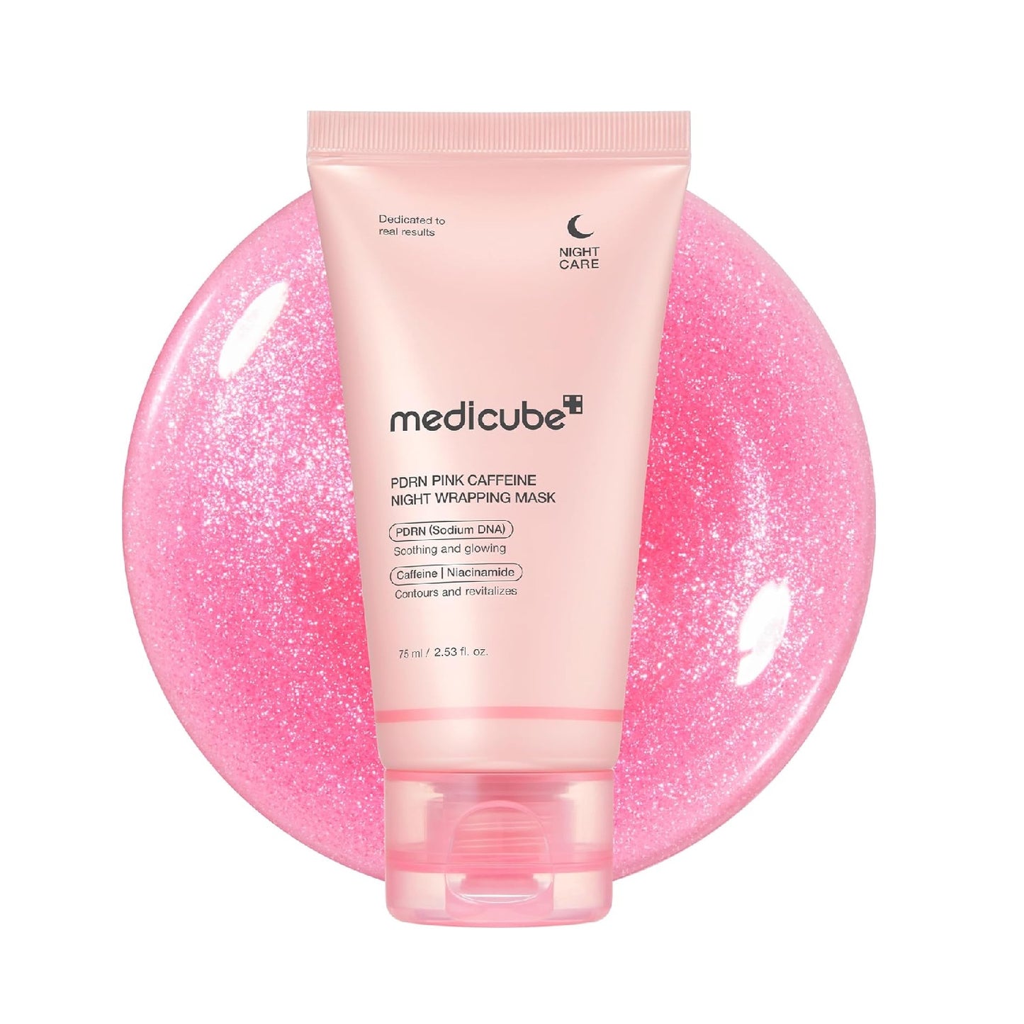 MEDICUBE PDRN PINK CAFFEINE NIGHT WRAPPING MASK