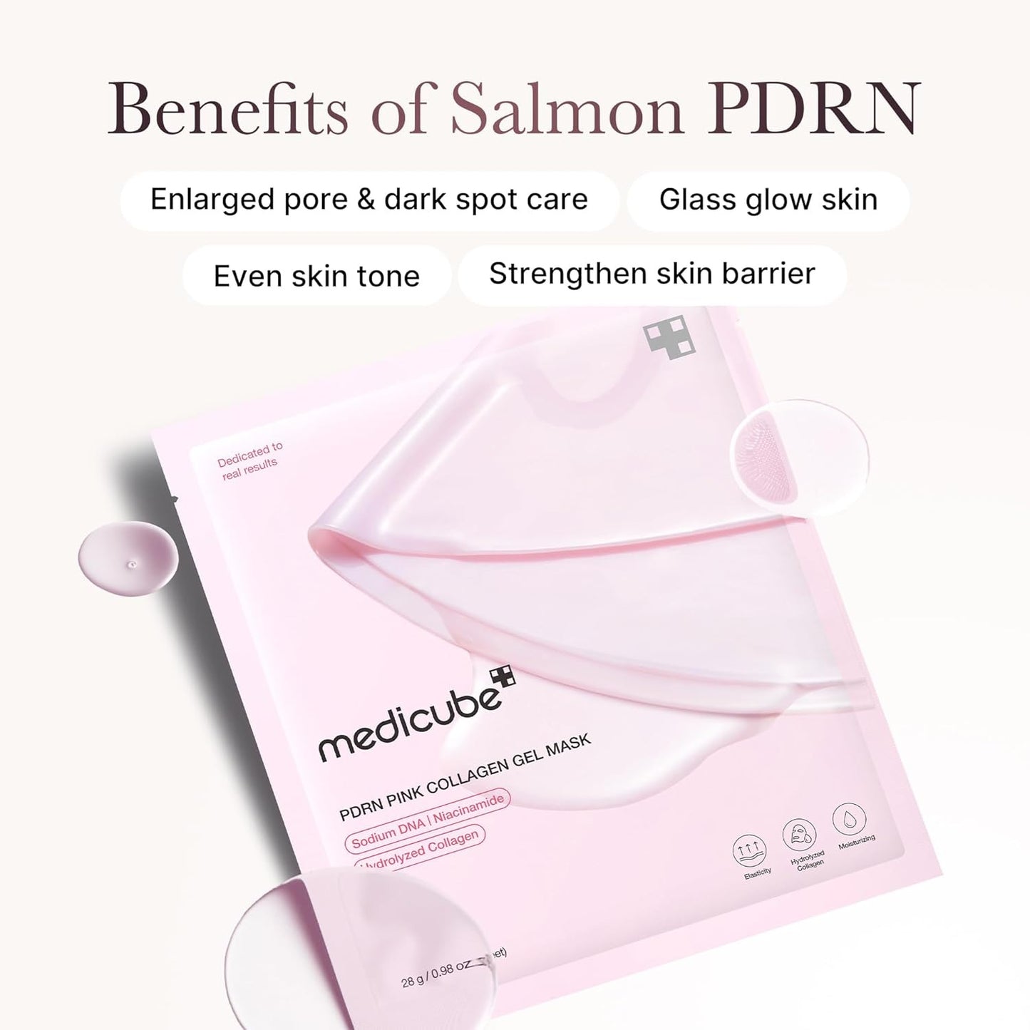 MEDICUBE PDRN PINK COLLAGEN GEL MASK (1EA)