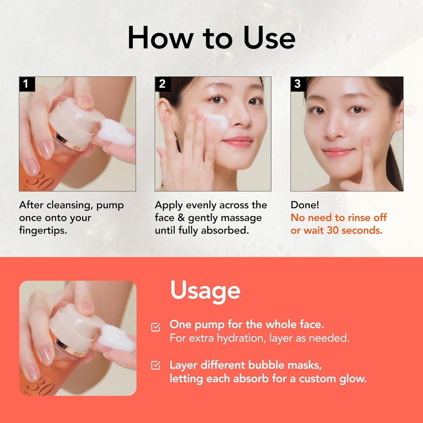 MENOKIN 30 SECONDS QUICK BUBBLE MASK
