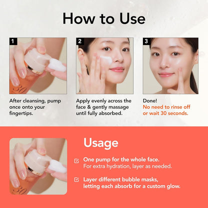 MENOKIN 30 SECONDS QUICK BUBBLE MASK
