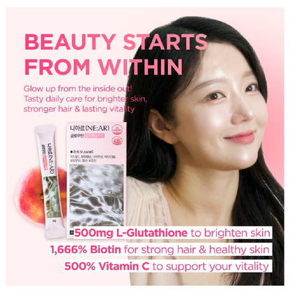 NEAR GLOW BOOST DRINK PEACH FLAVOUR