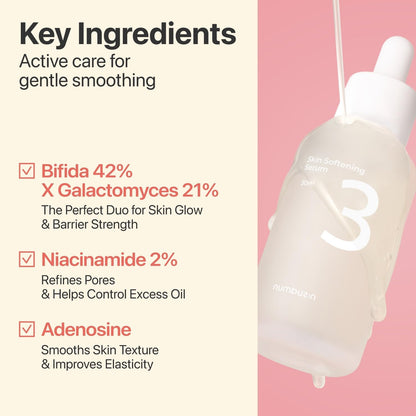 NUMBUZIN NO.3 SKIN SOFTENING SERUM