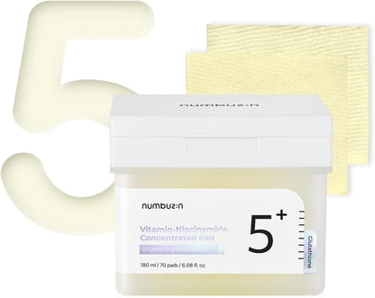 NUMBUZIN NO.5 VITAMIN-NIACINAMIDE CONCENTRATED PAD 180ml (70PADS)