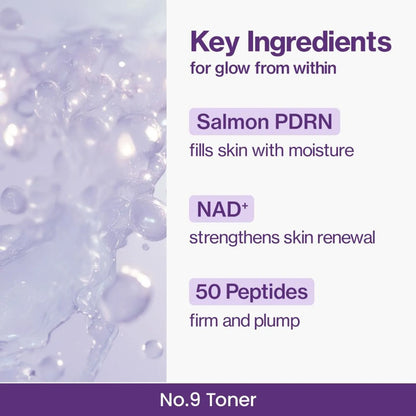 NUMBUZIN NO.9 NAD PDRN GLOW BOOSTING TONER