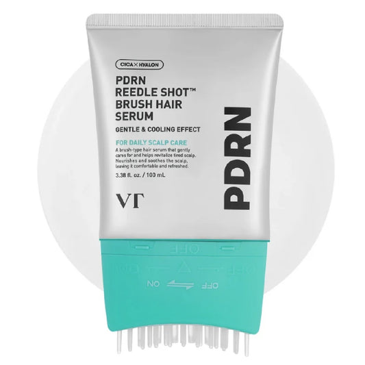 VT COSMETICS PDRN REEDLE SHOT BRUSH HAIR SERUM