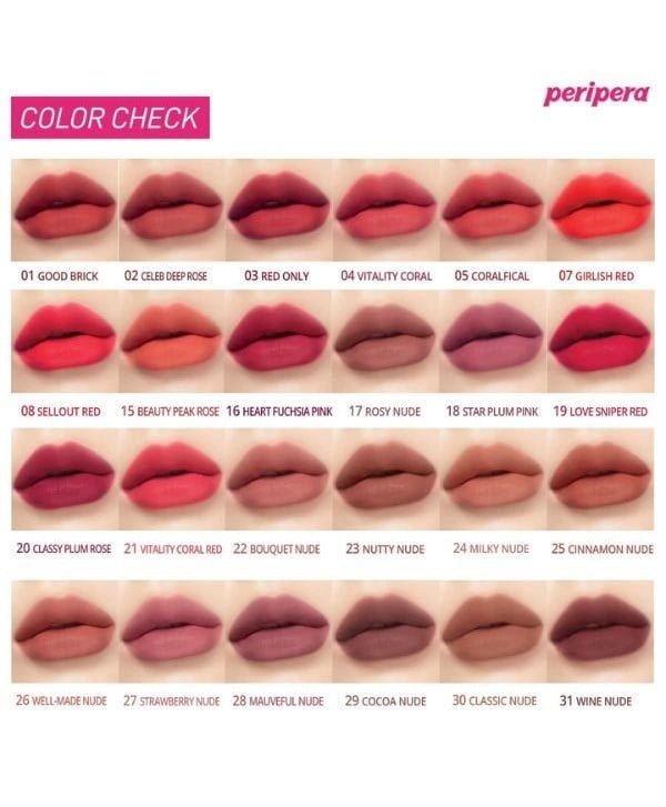 PERIPERA INK VELVET LIP TINT 4g