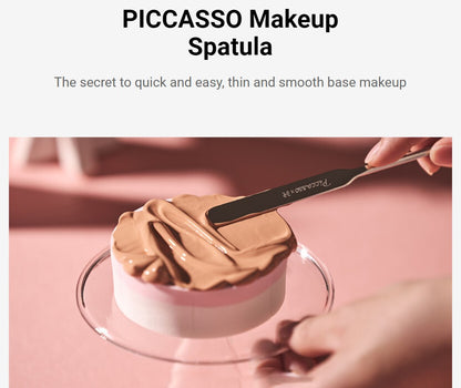 PICCASSO Makeup Spatula Special Set (+ Latex Square Sponge 2P)